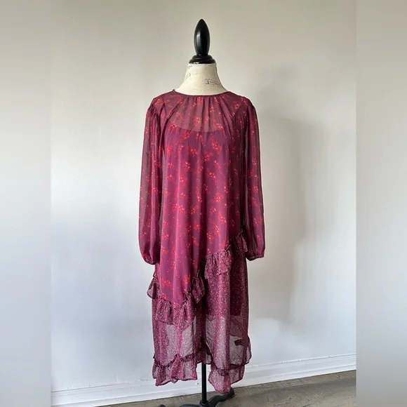 Boho Senlis Midi Floral Dress Small - Picture 16 of 16